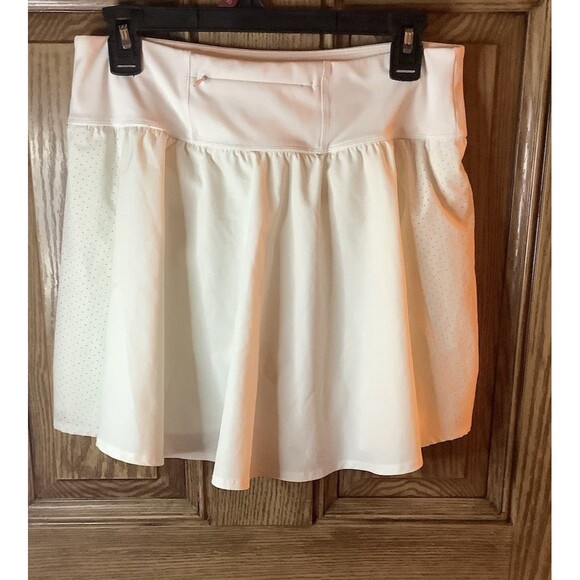 Spanx Get Moving Skort Large White Activewear Pickleball, Tennis, Golf Stretch - Picture 5 of 7